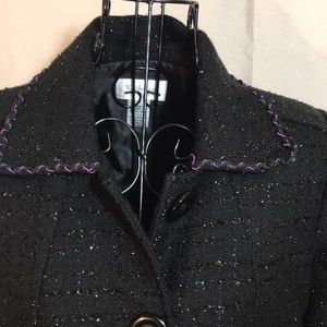 Katherine New York black cropped jacket.    Sm